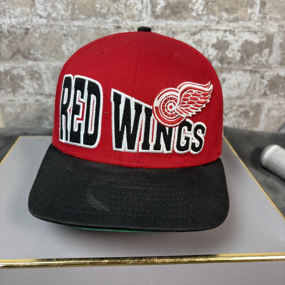 Detroit Red Wings Hat Cap Snap Back Mens One Size Red NHL Hockey 9FIFTY New Era